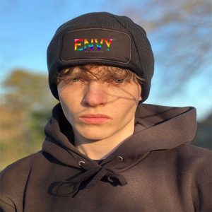 Black Envy Rainbow Beanie Hat product image