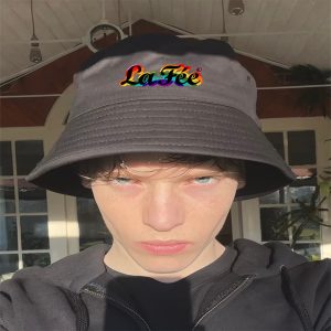 Black La Fée Rainbow Bucket Hat product image