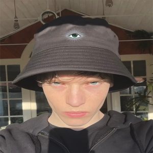 Black La Fée Starburst Eye Bucket Hat | Official Absinthe Merch