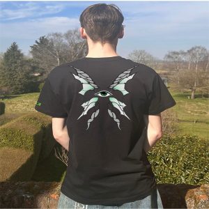 Black Envy Eye With Wings T-Shirt product image